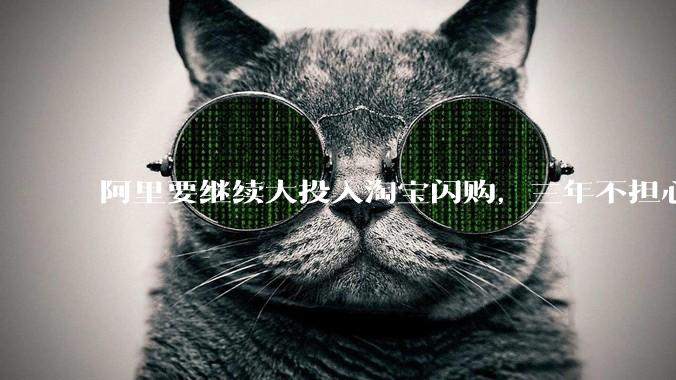 阿里要继续大投入淘宝闪购，三年不担心亏损_配送_运力_订单
