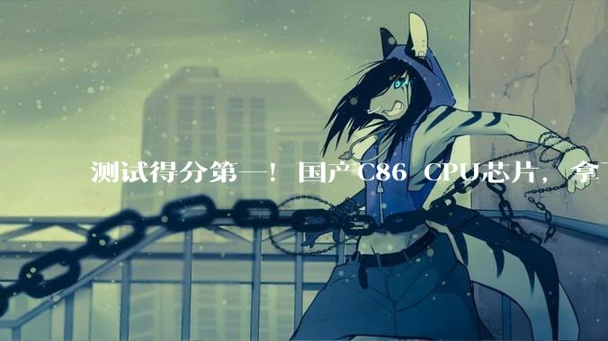测试得分第一！国产C86 CPU芯片，拿下第一名_Cloud_性能_服务器