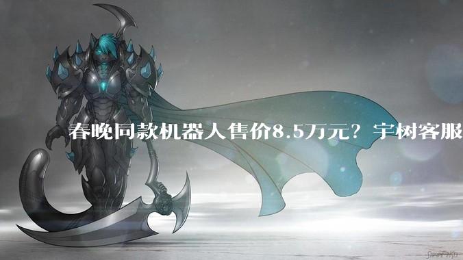 春晚同款机器人售价8.5万元？宇树客服回应：暂未上架_松延_节目_科技