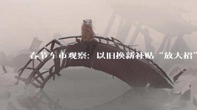 春节车市观察：以旧换新补贴“放大招”，多家车企技术“突围”_汽车_政策_新能源